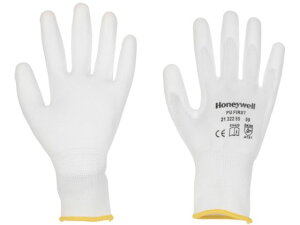 【レビュー投稿で100円OFFクーポン】【お取り寄せ】ハネウェル PUファースト・ホワイト サイズ10(XL) 2132255IP-10 背抜き手袋 軍手 作業用手袋