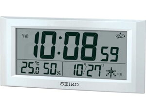 【レビュー投稿で100円OFFクーポン】【お取り寄せ】SEIKO 衛星電波時計 GP502W 置き時計 時計
