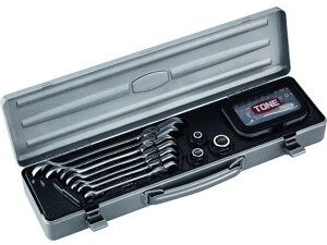 【レビュー投稿で100円OFFクーポン】【お取り寄せ】TONE 首振クイックラチェットめがねレンチビットラチェットセット RMFQ700BR ラチェットレンチ レンチ スパナ プーラー 作業用品 工具
