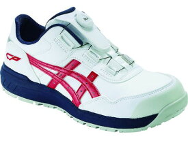 【お取り寄せ】アシックス ウィンジョブCP306 BOAホワイト/クラシックレッド 28.0cm 安全靴 作業靴 安全保護具 作業