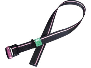 【レビュー投稿で100円OFFクーポン】【お取り寄せ】KH アルミバックル胴ベルト 1200mm 黒/ピンク 47413PNF 墜落制止用器具 安全保護具 作業
