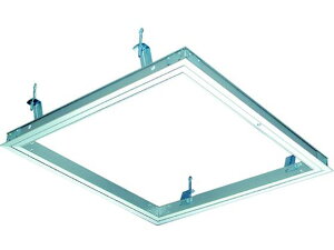 【レビュー投稿で100円OFFクーポン】送料無料【お取り寄せ】ダイケン 天井点検口シーリングハッチ 額縁タイプ シルバー 454×454 防犯