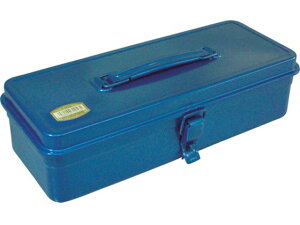 【レビュー投稿で100円OFFクーポン】【お取り寄せ】TRUSCO トランク型工具箱 333×137×96.5 ブルー T-320 ツールボックス ツールバック 保管 作業