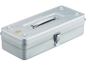 【レビュー投稿で100円OFFクーポン】【お取り寄せ】TRUSCO トランク型工具箱 373×163×102 シルバー T-350SV ツールボックス ツールバック 保管 作業