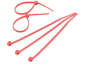 【レビュー投稿で100円OFFクーポン】【お取り寄せ】TRUSCO カラーケーブルタイ 赤 幅4.8×250mm最大結束Φ68標準型 TRCVR-250R 結束バンド 結束工具 固定具 電気材料 生産加工用品 作業用品 工具