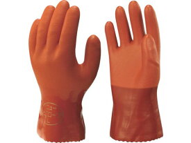 【お取り寄せ】ショーワ 塩化ビニール手袋 No612ニュービニローブ2双パック 橙 L 使いきり手袋 ビニールプラスチック プラスチック 作業用手袋 軍足 作業