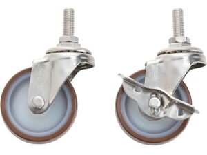 【レビュー投稿で100円OFFクーポン】【お取り寄せ】TRUSCO クリーンラビット 75ナイロンウレタン車輪セット SUS金具 ステンレスワゴン ボルト式 ツールワゴン 物流 現場 オフィス家具