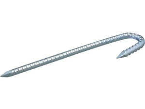 【レビュー投稿で100円OFFクーポン】【お取り寄せ】ダイドーハント 異形ロープ止J型(50本入) 6×240 10165660 建築金物 土木 建築資材