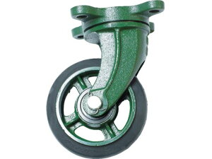 【レビュー投稿で100円OFFクーポン】【お取り寄せ】TRUSCO 鋼鉄製運搬車用 鋳物金具自在キャスター150ゴム車 台車 カートラック キャスター タイヤ 作業