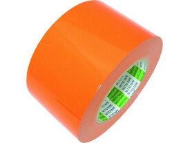 【お取り寄せ】日東エルマテ ラインテープ E-SD(BC) 0.16mm×75mm×50m 橙 安全保護テープ 安全保護テープ ガムテープ 粘着テープ