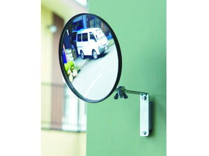 【レビュー投稿で100円OFFクーポン】【お取り寄せ】光 ガレージミラー 丸型160MM GM-160 安全ミラー ガレージミラー 現場 安全 作業