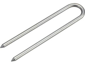 【レビュー投稿で100円OFFクーポン】【お取り寄せ】TRUSCO ステンレスロープ止U型6×200mm TRU-S620 建築金物 土木 建築資材