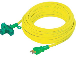 【レビュー投稿で100円OFFクーポン】【お取り寄せ】日動 延長コード 十字型トリプルランプ付 100V 2芯 20m LT2-20 延長コード コードリール 工事用品 作業用品 工具