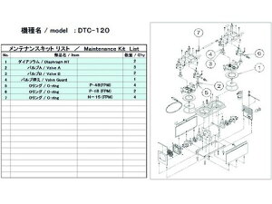 【お取り寄せ】ULVAC/DTC-120用メンテナンスキット/DTC-120 MAINTENANCEKIT
