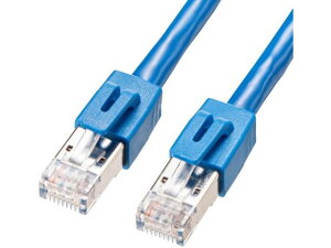 【レビュー投稿で100円OFFクーポン】【お取り寄せ】サンワサプライ カテゴリ6STP LANケーブル ブルー 3m KB-T6STP-03BL LANケーブルカテゴリー6 LANケーブル ケーブル 電源タップ 配線パーツ 家電