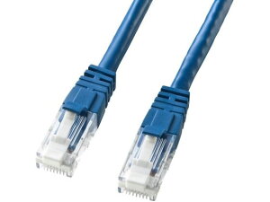 【レビュー投稿で100円OFFクーポン】【お取り寄せ】サンワサプライ つめ折れ防止カテゴリ6LANケーブル ブルー 90m LANケーブルカテゴリー6 LANケーブル ケーブル 電源タップ 配線パーツ 家電