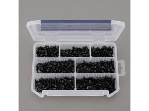 【レビュー投稿で100円OFFクーポン】【お取り寄せ】エスコ 六角穴付ボルトセット ステンレス 黒 M4 EA949MK-14 ボルト ねじ 釘 素材 作業用品 工具