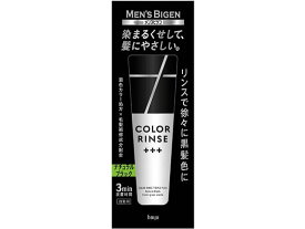 【楽天スーパーSALE限定★ポイント2倍＆2,000円クーポン】【お取り寄せ】ホーユー メンズビゲン カラーリンス トリプルプラス ナチュラルブラック 120g 白髪用男性 ヘアカラー ヘアケア