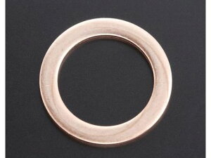 【レビュー投稿で100円OFFクーポン】【お取り寄せ】エスコ 銅パッキン 10個 28×34×2.0mm EA949YT-28 ネジ関連 筐体 機構部材 金物