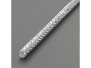 【レビュー投稿で100円OFFクーポン】送料無料【お取り寄せ】エスコ 全ねじボルト どぶメッキ 1本 M24×1m EA949HL-224 ネジ関連 筐体 機構部材 金物