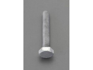【レビュー投稿で100円OFFクーポン】【お取り寄せ】エスコ 六角全ねじボルト どぶメッキ 4本 w3/8”×38mm ネジ関連 筐体 機構部材 金物