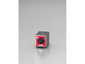 【レビュー投稿で100円OFFクーポン】【お取り寄せ】エスコ マグネット台 65×55×50mm 80kgf M8×1.25 EA781BC-7 マグネット 掲示物留め 吊下げ POP 掲示