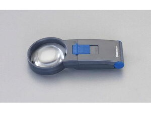 【レビュー投稿で100円OFFクーポン】【お取り寄せ】エスコ ハンドルーペ LEDライト付 ×8 35mm EA756DM-3 ルーペ 拡大鏡 スコープ 実験用小物 機材