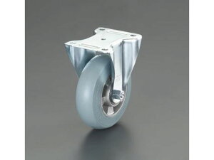 【レビュー投稿で100円OFFクーポン】【お取り寄せ】エスコ キャスター 固定金具 160mm EA986GP-3 台車 カートラック キャスター タイヤ 作業