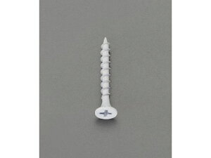 【レビュー投稿で100円OFFクーポン】【お取り寄せ】エスコ コーススレッド 鉄 ホワイト 100本 3.8×25mm EA949FH-11 ネジ関連 筐体 機構部材 金物