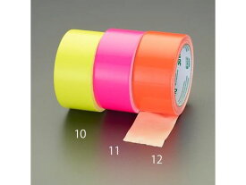 【お取り寄せ】エスコ 手切れ粘着テープ ピンク [DUCK] 48mm×13.7m 布テープ ガムテープ 粘着テープ