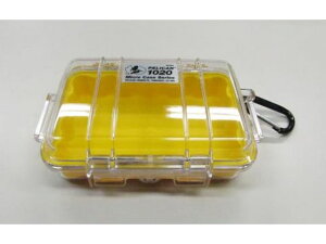 【レビュー投稿で100円OFFクーポン】【お取り寄せ】エスコ 防水ケース 黄 クリア 135×90×43mm EA657-2C ツールボックス ツールバック 保管 作業