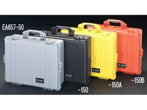 【レビュー投稿で100円OFFクーポン】【お取り寄せ】エスコ 万能防水ケース 黒 425×284×155mm(内寸) EA657-150 ツールボックス ツールバック 保管 作業