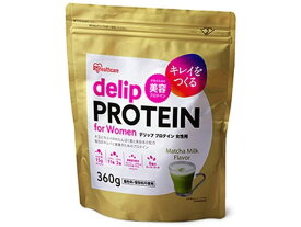 【お取り寄せ】アイリスオーヤマ デリッププロテイン女性用 抹茶ミルク風味 360g バランス栄養食品 栄養補助 健康食品
