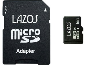 【レビュー投稿で100円OFFクーポン】Lazos microSDHCメモリーカード 16GB L-B16MSD10-U1 microSD SDHCメモリーカード メモリーカード 記録メディア 家電