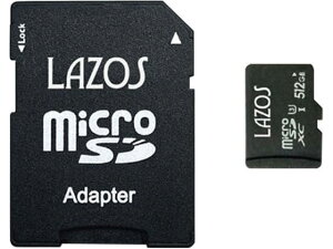 yr[e100~OFFN[|zLazos microSDXC[J[h 512GB L-B512MSD10-U3 microSD SDHC[J[h [J[h L^fBA Ɠd