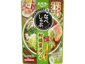 【レビュー投稿で100円OFFクーポン】エバラ なべしゃぶ 柑橘醤油つゆ200g(100g×2) 鍋の素 料理の素 調味料 油 食品