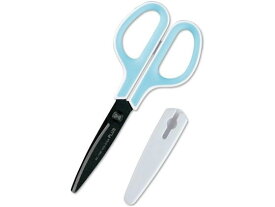 【レビュー投稿で100円OFFクーポン】プラス はさみ フィットカットカーブ フッ素コート ホワイト ブルー SC-175SF はさみ 切る 文具 事務