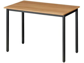 【マラソン限定★ポイント2倍】【メーカー直送】Garage ワーキングテーブル W1000×D600 WG-106H ナチュラル ブラック【代引不可】【お客様組立】平机 木製デスク ワゴン オフィスデスク 事務机 オフィス家具