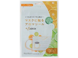 【レビュー投稿で100円OFFクーポン】【お取り寄せ】せんせん マスクに貼るアロマシール+エッセンス オレンジ&ライム12p 鼻 のど対策 メディカル