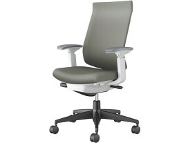【マラソン限定★2000円クーポン&ポイント2倍】【メーカー直送】コクヨ ウィザード4 ハイバック ホワイトシェル 黒脚可動肘 ソフトグレー(W)【代引不可】【組立・設置・送料無料】肘付き 可動肘タイプ 布張りチェア オフィスチェア オフィス家具