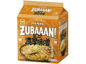東洋水産 マルちゃんZUBAAAN! 旨コク濃厚味噌 3食パック ラーメン インスタント食品 レトルト食品