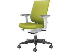 【レビュー投稿で100円OFFクーポン】【メーカー直送】コクヨ ウィザード4 ローバック ホワイトシェル 黒脚可動肘 ライトオリーブ(U)【代引不可】【組立・設置・送料無料】肘付き 可動肘タイプ 布張りチェア オフィスチェア オフィス家具