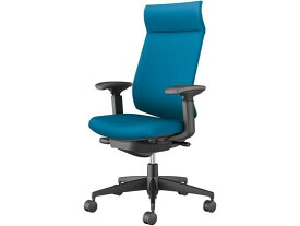 【マラソン限定★2000円クーポン&ポイント2倍】【メーカー直送】コクヨ ウィザード4 ブラックシェル 可動肘 ターコイズ(U)【代引不可】【組立・設置・送料無料】肘付き 可動肘タイプ 布張りチェア オフィスチェア オフィス家具