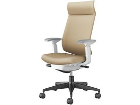 【マラソン限定★2000円クーポン&ポイント2倍】【メーカー直送】コクヨ ウィザード4 ホワイトシェル 黒脚可動肘 Sベージュ(U)【代引不可】【組立・設置・送料無料】肘付き 可動肘タイプ 布張りチェア オフィスチェア オフィス家具
