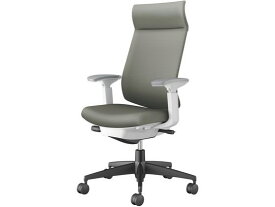 【マラソン限定★2000円クーポン&ポイント2倍】【メーカー直送】コクヨ ウィザード4 ホワイトシェル 黒脚可動肘 ソフトグレー(W)【代引不可】【組立・設置・送料無料】肘付き 可動肘タイプ 布張りチェア オフィスチェア オフィス家具