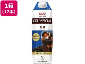 UCC ゴールドスペシャル アイスコーヒー 無糖 1000ml×12本