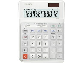 【お取り寄せ】カシオ計算機 人間工学電卓 デスクタイプ ホワイト DE-12D-WE-N 大型電卓