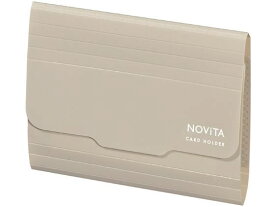 コクヨ カードホルダー [ノビータ] 6ポケット サンドベージュ ハードタイプ カードケース ドキュメントキャリー ファイル