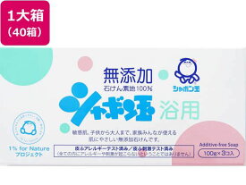 ＼最安値に挑戦中／【メーカー直送】シャボン玉石けん シャボン玉 浴用 100g×3個×40箱【代引不可】固形せっけん ハンドケア スキンケア