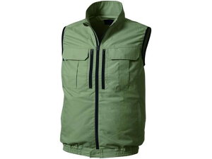 【レビュー投稿で100円OFFクーポン】【お取り寄せ】アルトコーポレーション 空調服 ベストカーキM KU92300-G60 空調服TM用 ベスト ウェア単体 ファン付きウェア ユニフォーム